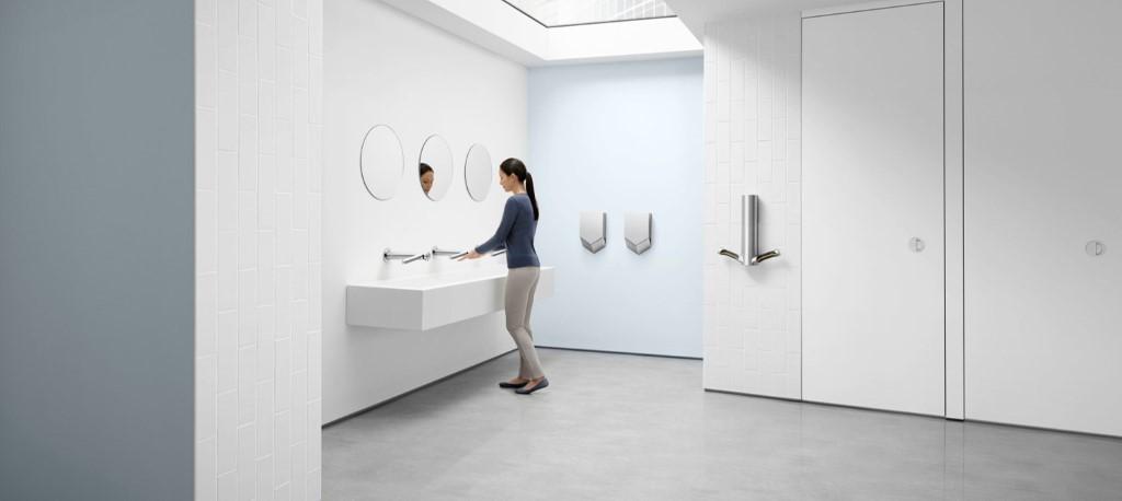 The Dyson Airblade filtration system.